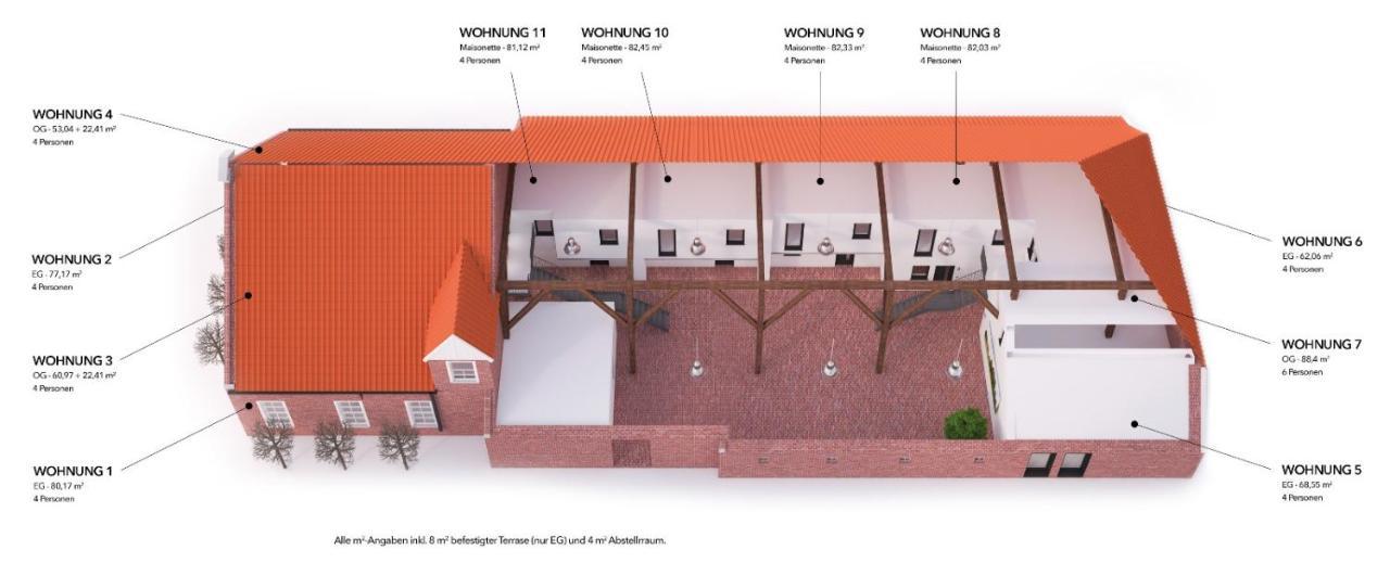 Gulfhof Polder72 Polder72 5 Eger Apartment Dornum Exterior foto